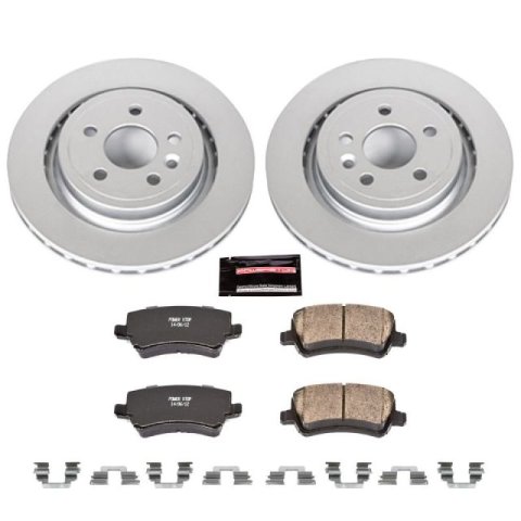 Power Stop 09-13 Volvo XC70 Front & Rear Z23 Evolution Sport Coated Brake Kit (1x psbCRK4702, 1x psbCRK5608)