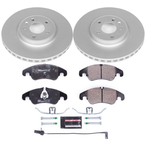 Power Stop 09-11 Audi A4 Front & Rear Euro-Stop Brake Kit (1x psbESK5752, 1x psbESK4745)