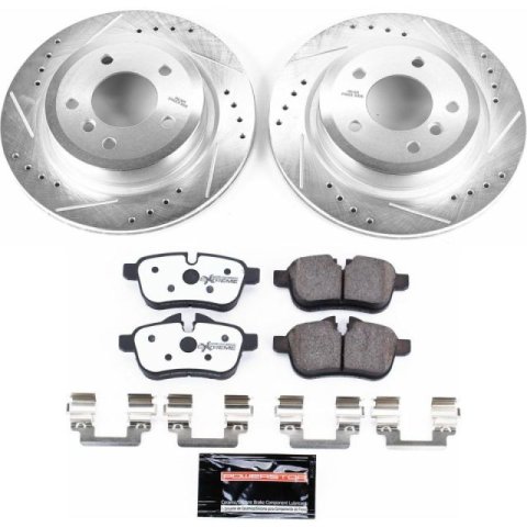 Power Stop 09-10 BMW Z4 Front & Rear Z26 Street Warrior Brake Kit (1x psbK5691-26, 1x psbK6583-26)
