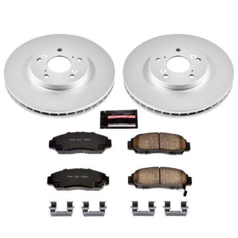 Power Stop 09-10 Acura TSX Front & Rear Z17 Evolution Geomet Coated Brake Kit (1x psbCRK2292, 1x psbCRK3127)