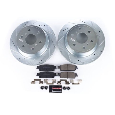 Power Stop 08-14 Cadillac Escalade Front & Rear Z23 Evolution Sport Brake Kit (1x psbK2083, 1x psbK2069)