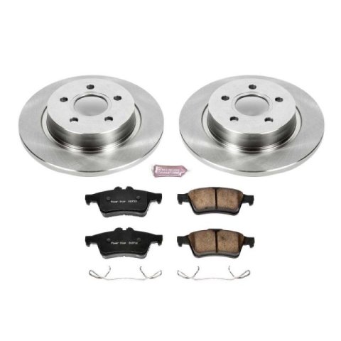Power Stop 08-13 Volvo C30 Front & Rear Autospecialty Brake Kit (1x psbKOE4575, 1x psbKOE4613)
