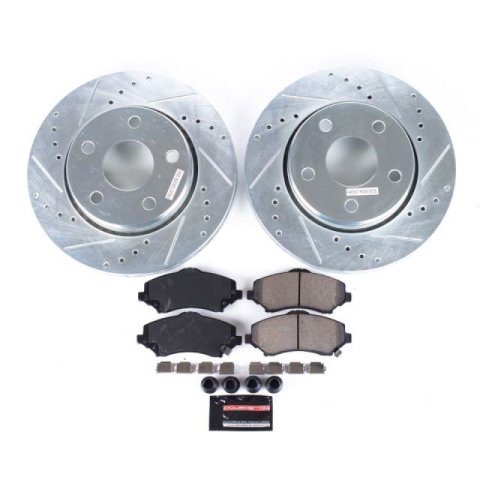 Power Stop 07-17 Jeep Wrangler Front & Rear Z23 Evolution Sport Brake Kit (1x psbK3090, 1x psbK3097)