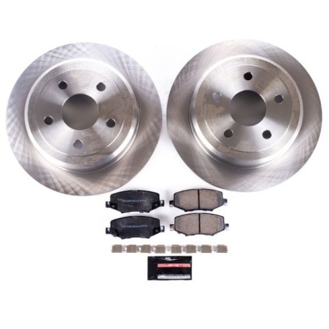 Power Stop 07-17 Jeep Wrangler Front & Rear Autospecialty Brake Kit (1x psbKOE3090, 1x psbKOE3097)