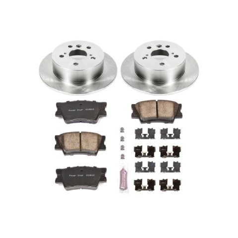 Power Stop 07-12 Lexus ES350 Front & Rear Autospecialty Brake Kit (1x psbKOE3068, 1x psbKOE3053)
