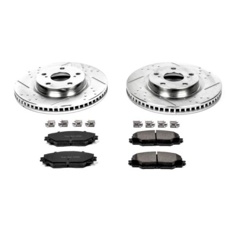 Power Stop 06-18 Toyota RAV4 Front & Rear Z23 Evolution Sport Brake Kit (1x psbK3054, 1x psbK4671)