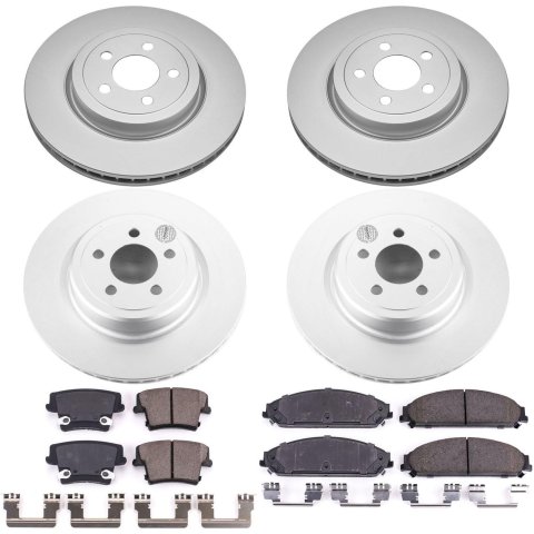 Power Stop 06-14 Dodge Charger Front & Rear Z17 Evolution Geomet Coated Brake Kit (1x psbCRK5486, 1x psbCRK2560)