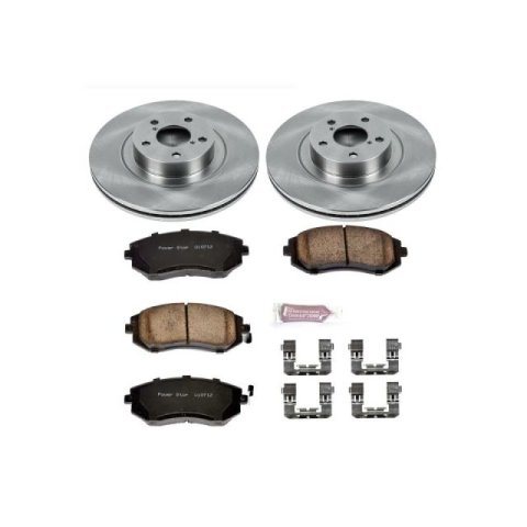 Power Stop 06-09 Subaru Legacy Front & Rear Autospecialty Brake Kit (1x psbKOE3038, 1x psbKOE4632)