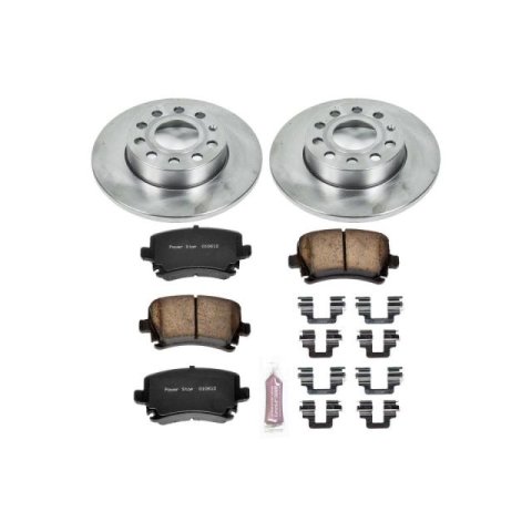 Power Stop 05-10 Volkswagen Jetta Front & Rear Autospecialty Brake Kit (1x psbKOE4627, 1x psbKOE4623)
