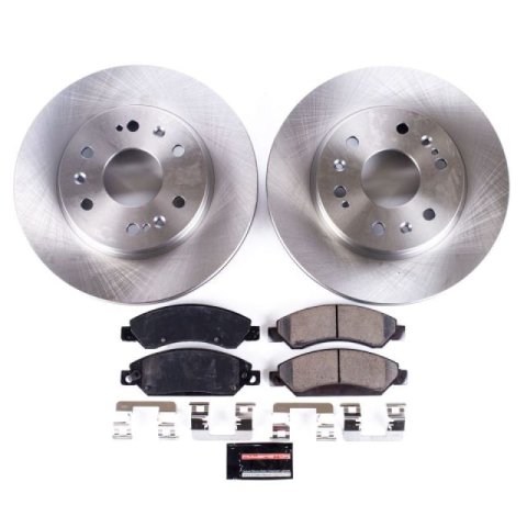 Power Stop 05-07 Chevrolet Silverado 1500 2WD Front & Rear Autospecialty Brake Kit (1x psbKOE15394DK, 1x psbKOE2067)