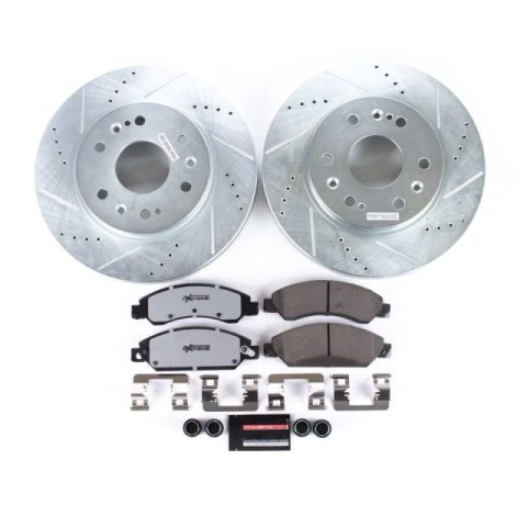 Power Stop 05-06 Chevrolet Silverado 1500 Front & Rear Z36 Truck & Tow Brake Kit (1x psbKOE15394DK, 1x psbK2067-36)