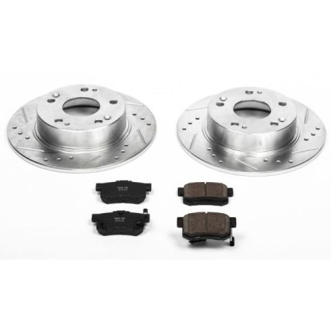 Power Stop 04-08 Acura TSX Front & Rear Z23 Evolution Sport Brake Kit (1x psbK2292, 1x psbK2391)