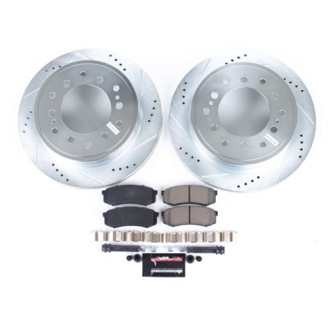 Power Stop 03-09 Toyota 4Runner Front & Rear Z23 Evolution Sport Brake Kit (1x psbK2405, 1x psbK137)