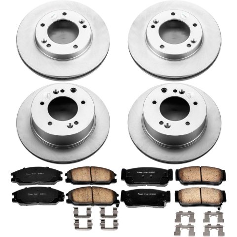 Power Stop 03-06 Kia Sorento Front & Rear Z17 Evolution Geomet Coated Brake Kit (1x psbCRK5901, 1x psbCRK5899)