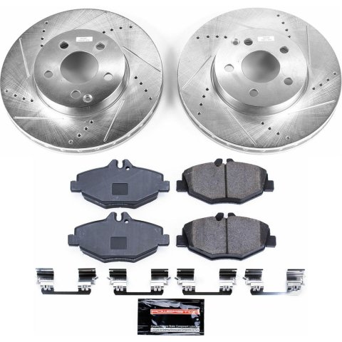 Power Stop 03-05 Mercedes-Benz E320 Front & Rear Z23 Evolution Sport Brake Kit (1x psbK5320, 1x psbK5325)
