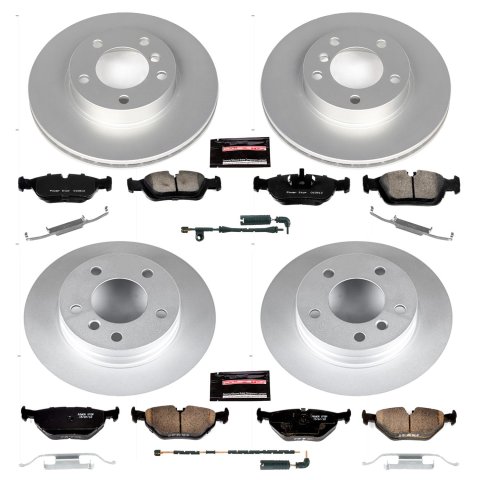 Power Stop 03-05 BMW Z4 Front & Rear Z23 Evolution Sport Coated Brake Kit (1x psbCRK497, 1x psbCRK5130)