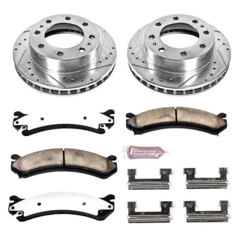 Power Stop 02-06 Chevrolet Avalanche 2500 Front & Rear Z36 Truck & Tow Brake Kit (1x psbK2020-36, 1x psbK2041-36)