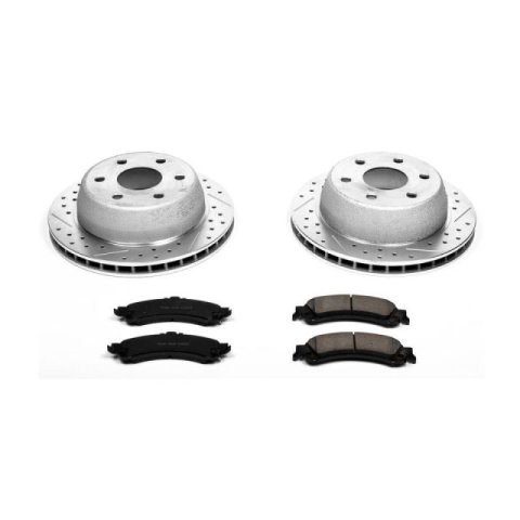 Power Stop 02-06 Cadillac Escalade Front & Rear Z23 Evolution Sport Brake Kit (1x psbK2046, 1x psbK2009)