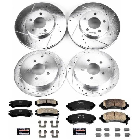 Power Stop 02-06 Buick Rendezvous Front & Rear Z23 Evolution Sport Brake Kit (1x psbK5135, 1x psbK5234)