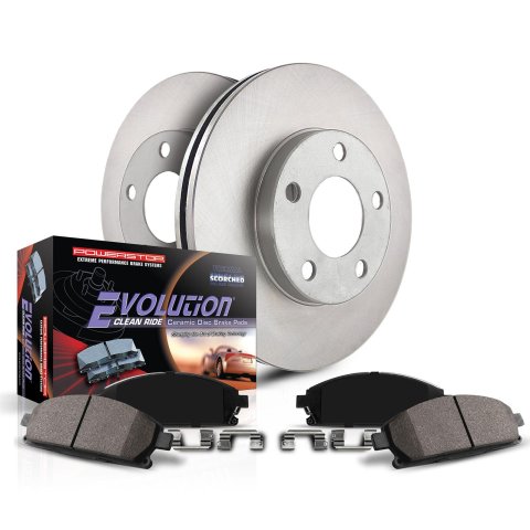 Power Stop 01-06 Lexus LS430 Front & Rear Autospecialty Brake Kit (1x psbKOE2329, 1x psbKOE2327)