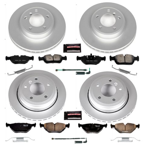 Power Stop 01-05 BMW 325xi Front & Rear Z23 Evolution Sport Coated Brake Kit (1x psbCRK2970, 1x psbCRK868)