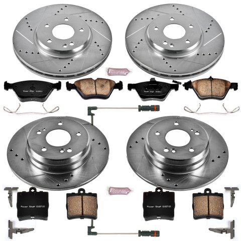 Power Stop 01-04 Mercedes-Benz SLK320 Front & Rear Z23 Evolution Sport Brake Kit (1x psbK368, 1x psbK2926)