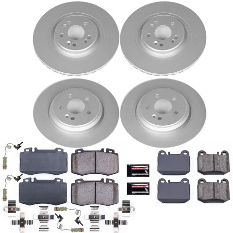 Power Stop 00-01 Mercedes-Benz ML430 Front & Rear Z23 Evolution Sport Coated Brake Kit (1x psbCRK5261, 1x psbCRK5236)