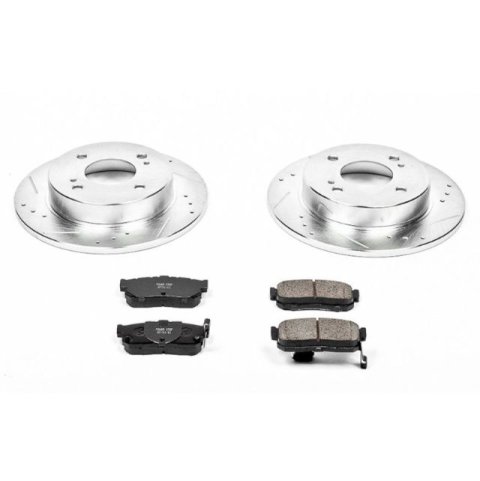 Power Stop 91-96 Infiniti G20 Front & Rear Z23 Evolution Sport Brake Kit (1x psbK656, 1x psbK740)