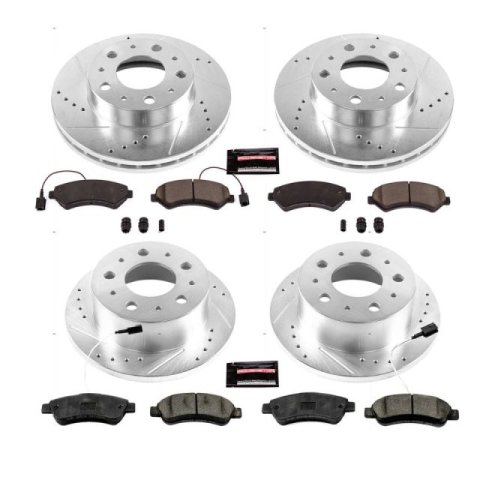 Power Stop 2019 Ram ProMaster 2500 Front & Rear Z23 Evolution Sport Brake Kit (1x psbK7310, 1x psbK7303)