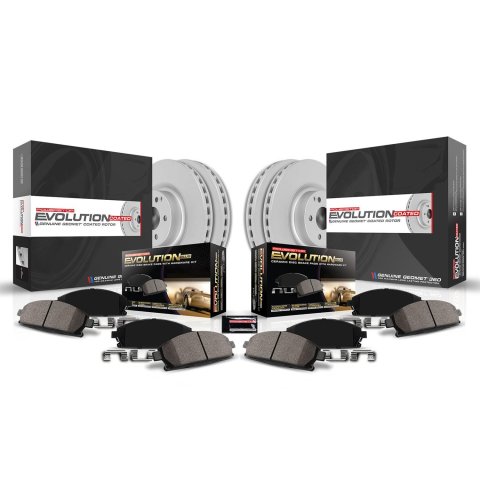Power Stop 16-18 Buick Envision Front & Rear Z17 Evolution Geomet Coated Brake Kit (1x psbCRK7716, 1x psbCRK7661)