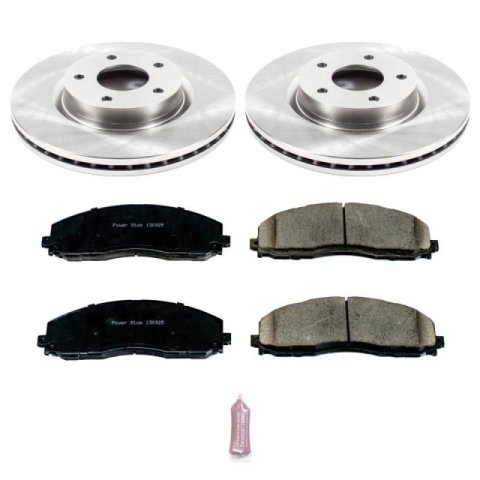 Power Stop 13-18 Nissan Altima Front & Rear Autospecialty Brake Kit (1x psbKOE6494, 1x psbKOE098)