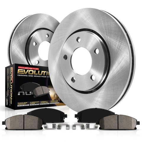 Power Stop 11-13 Chevrolet Impala Front & Rear Autospecialty Brake Kit (1x psbKOE1437, 1x psbKOE1602)