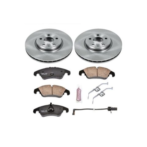 Power Stop 09-11 Audi A4 Front & Rear Autospecialty Brake Kit (1x psbKOE5752, 1x psbKOE4745)