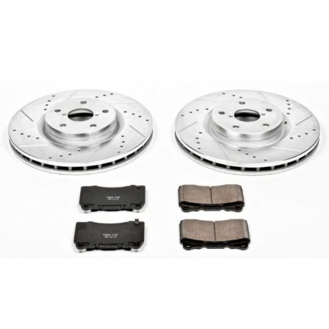 Power Stop 08-14 Subaru Impreza Front & Rear Z23 Evolution Sport Brake Kit (1x psbK131, 1x psbK5305)