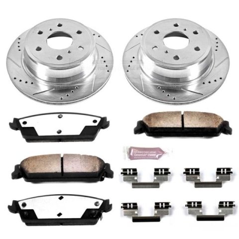 Power Stop 08-14 Cadillac Escalade Front & Rear Z36 Truck & Tow Brake Kit (1x psbK2083-36, 1x psbK2069-36)
