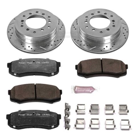 Power Stop 03-09 Toyota 4Runner Front & Rear Z36 Truck & Tow Brake Kit (1x psbK137-36, 1x psbK2405-36)