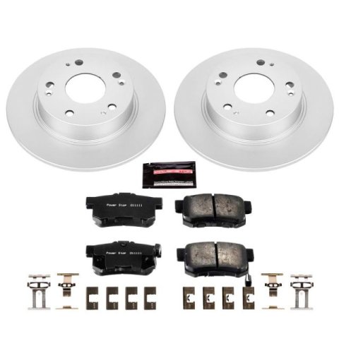 Power Stop 03-07 Honda Accord Front & Rear Z17 Evolution Geomet Coated Brake Kit (1x psbCRK2391, 1x psbCRK1043)