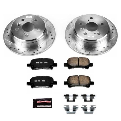 Power Stop 00-01 Toyota Camry Front & Rear Z23 Evolution Sport Brake Kit (1x psbK1058, 1x psbK1083)