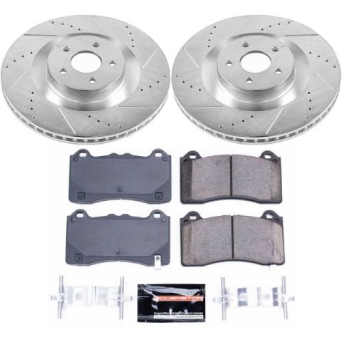 Power Stop 16-18 Ford Focus Front & Rear Z23 Evolution Sport Brake Kit (1x psbK7320, 1x psbK7318)