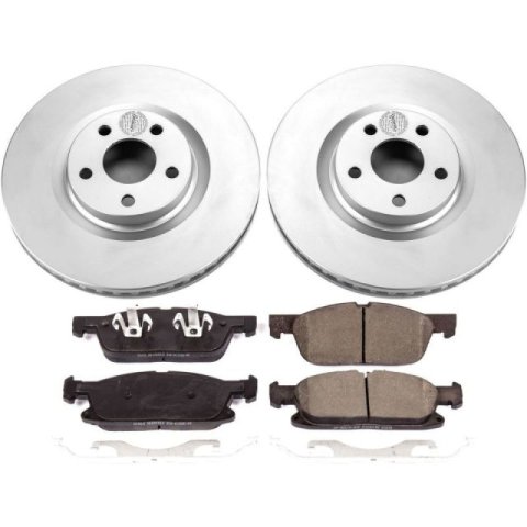 Power Stop 15-19 Ford Edge Front & Rear Z17 Evolution Geomet Coated Brake Kit (1x psbCRK7321, 1x psbCRK7144)