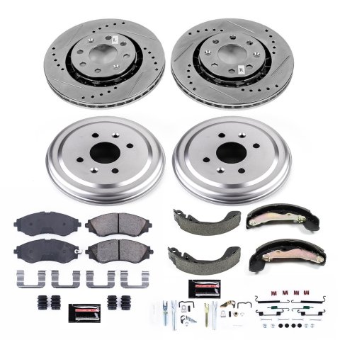 Power Stop 13-15 Chevrolet Spark Front & Rear Z23 Evolution Sport Brake Kit (1x psbKOE15392DK, 1x psbK5893)