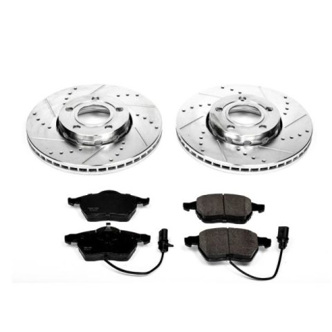 Power Stop 02-04 Audi A4 Front & Rear Z23 Evolution Sport Brake Kit (1x psbK3129, 1x psbK528)