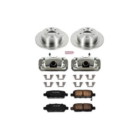 Power Stop 13-18 Nissan Sentra Front & Rear Autospecialty Brake Kit w/Calipers (1x psbKCOE6961, 1x psbKCOE098A)