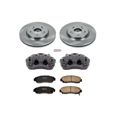 Power Stop 10-12 Acura RDX Front & Rear Autospecialty Brake Kit w/Calipers (1x psbKCOE228, 1x psbKCOE206)