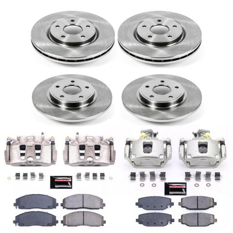 Power Stop Chrysler Town &amp Front & Rear Autospecialty Kit w/Cals (Bundled Kit)