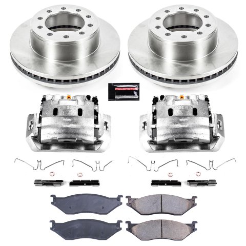 Power Stop 05-16 Ford F-450 Super Duty Front & Rear Autospecialty Kit w/Cals (Bundled Kit)