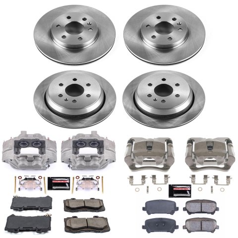 Power Stop 15-19 Chevrolet Colorado Front & Rear Autospecialty Kit w/Cals (Bundled Kit)