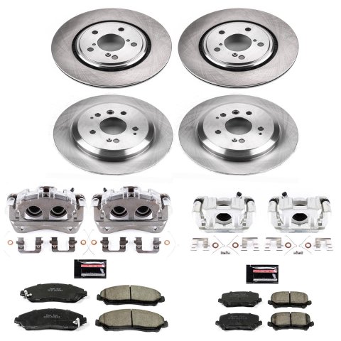 Power Stop 16-21 Honda Pilot Front & Rear Autospecialty Kit w/Cals (Bundled Kit)
