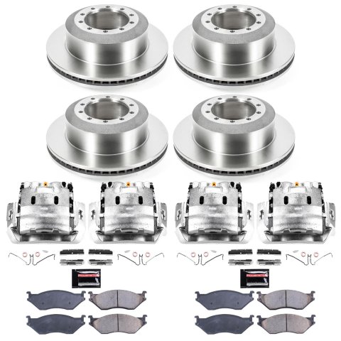 Power Stop 06-09 Ford LCF Front & Rear Autospecialty Kit w/Cals (4x psbAR85114, 2x psbL8046B, 2x psbL8047B, 2x psb16-1066)