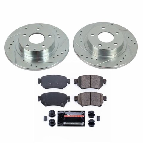 Power Stop 16-18 Mazda 6 Front & Rear Z23 Evolution Sport Brake Kit (1x psbK6968, 1x psbK8068)